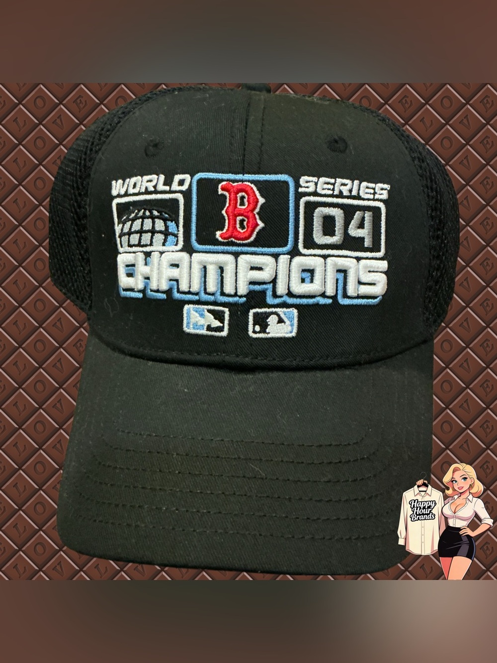 Boston Red Sox World Series champions 2004 new era collection cap Aflex